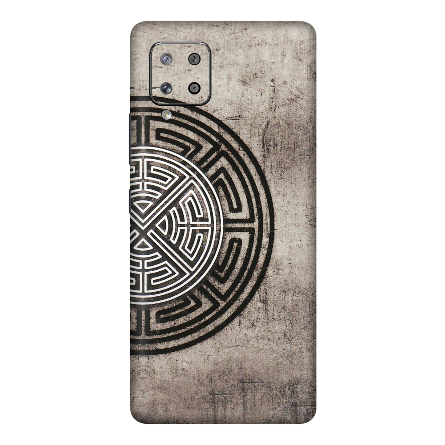 Samsung M/F/Note/Flip and C Phone Skins (All Models) - Mysterious Circular Design - 3D Embossed Finish (L-63) Samsung Galaxy M42
