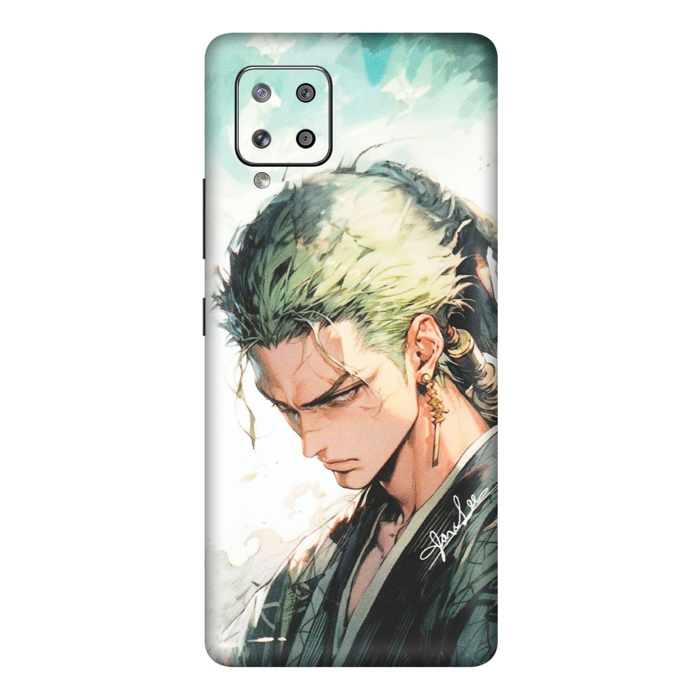 Samsung M/F/Note/Flip and C Phone Skins (All Models) - Pirate Hunter One Piece Anime - Matte Finish (M-157) Samsung Galaxy M42