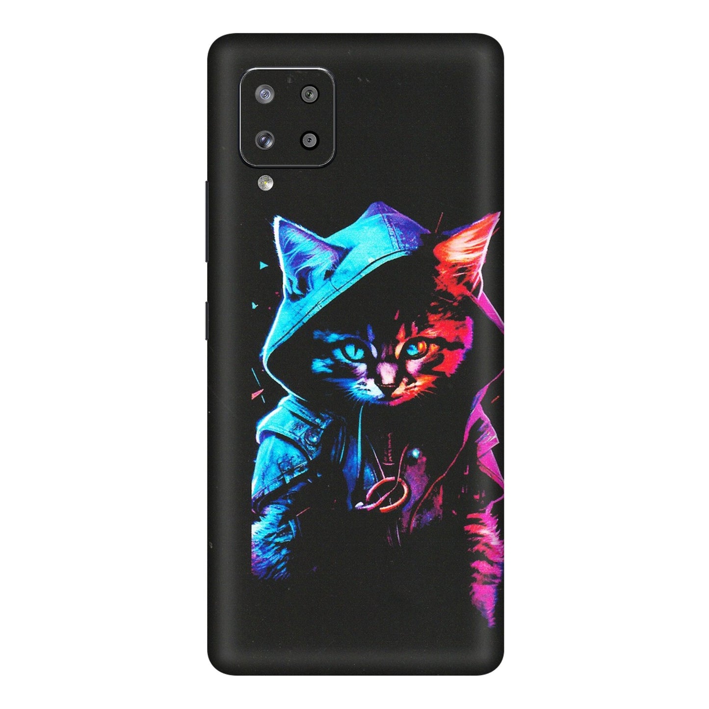Samsung M/F/Note/Flip and C Phone Skins (All Models) - Cyberpunk Cat - Matte Finish (M-45) Samsung Galaxy M42