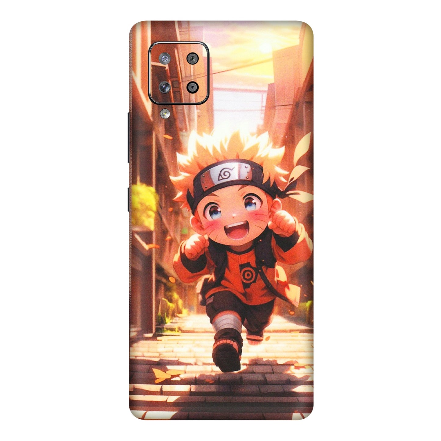 Samsung M/F/Note/Flip and C Phone Skins (All Models) - Naruto Cute Toon Running - Matte Finish (M-04) Samsung Galaxy M42