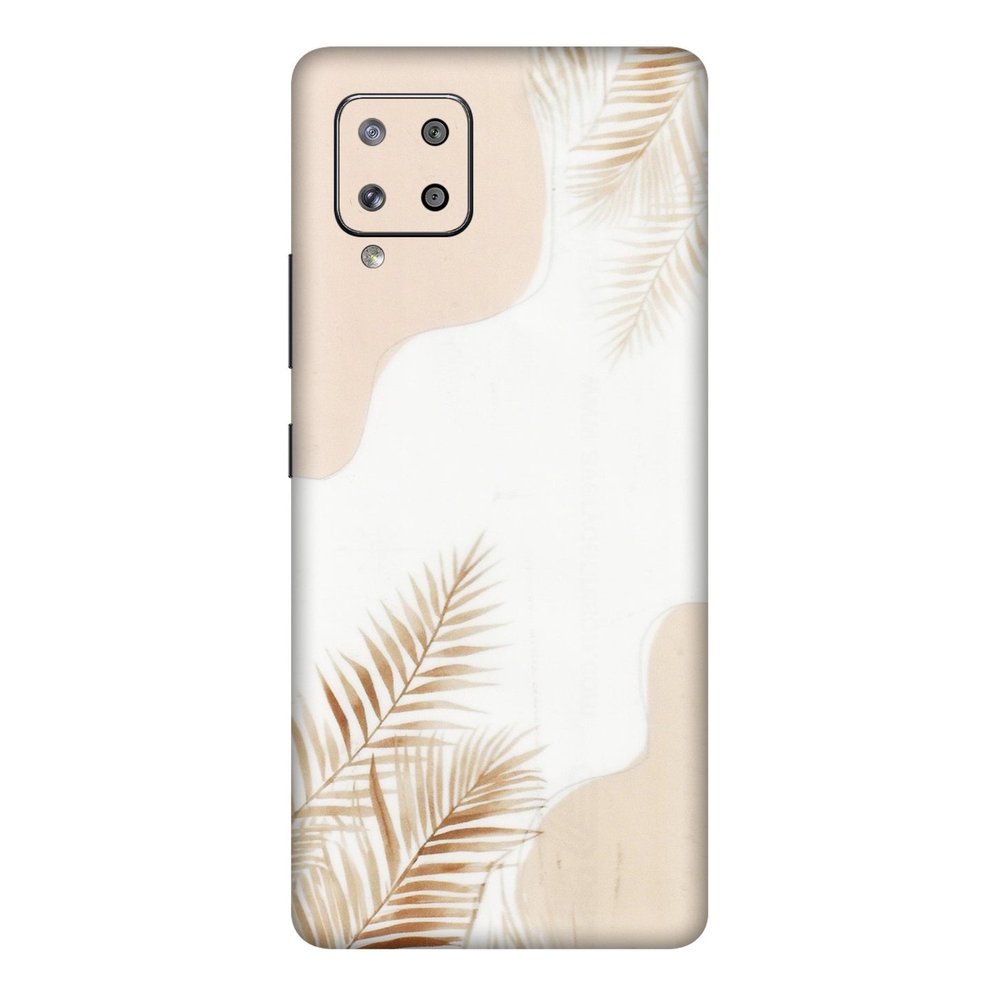 Samsung M/F/Note/Flip and C Phone Skins (All Models) - Gold Petals Abstract - Transparent Finish (T-08) Samsung Galaxy M42