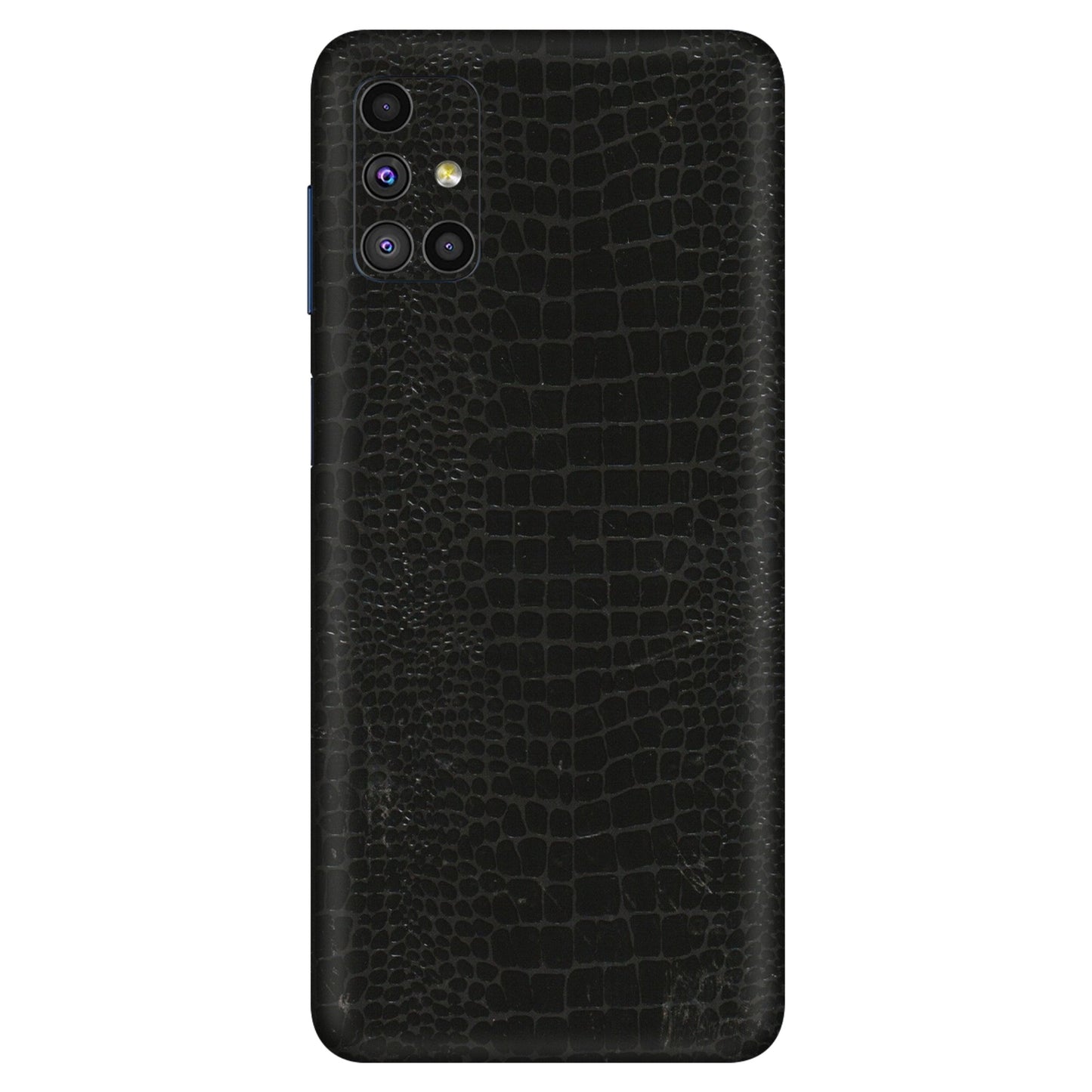 Samsung M/F/Note/Flip and C Phone Skins (All Models) - Snake Leather Black - 3D Embossed Finish (L-107) Samsung Galaxy M51