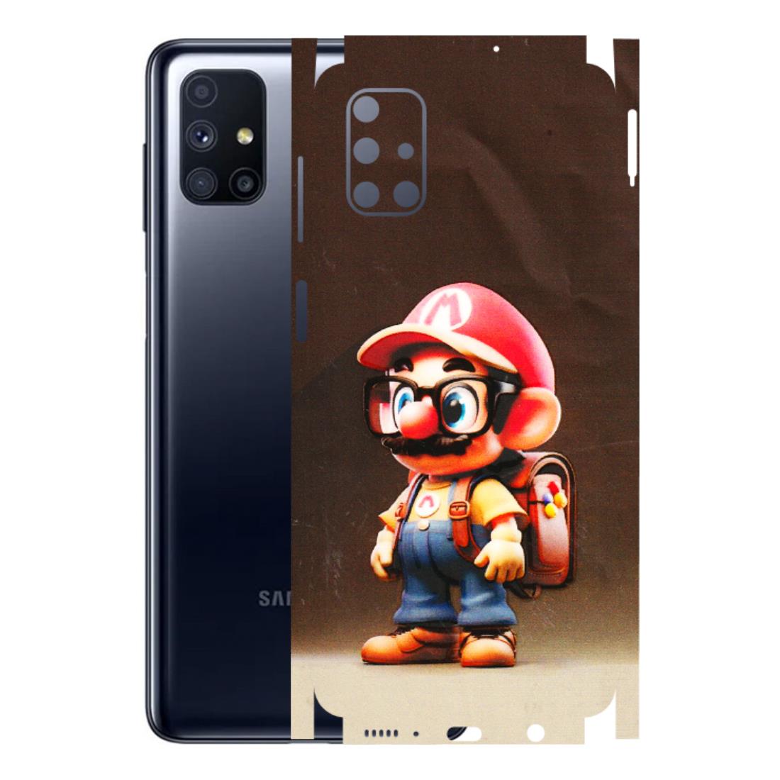 Samsung M/F/Note/Flip and C Phone Skins (All Models) - Little Mario - 3D Embossed Finish (L-119) Samsung Galaxy M51