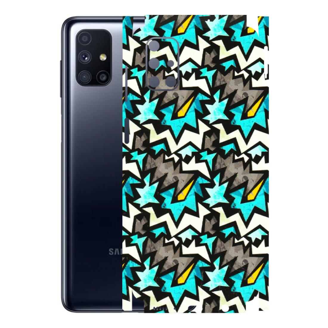 Samsung M/F/Note/Flip and C Phone Skins (All Models) - Funky Zig Zag - 3D Embossed Finish (L-223) Samsung Galaxy M51