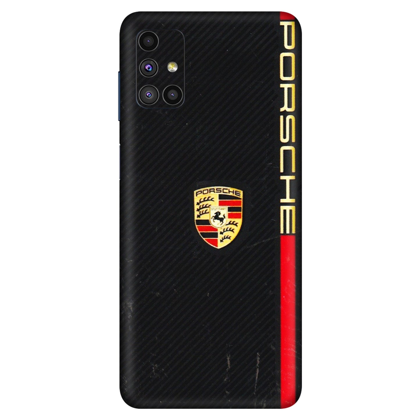 Samsung M/F/Note/Flip and C Phone Skins (All Models) - Premium Porsche - 3D Embossed Finish (L-225) Samsung Galaxy M51