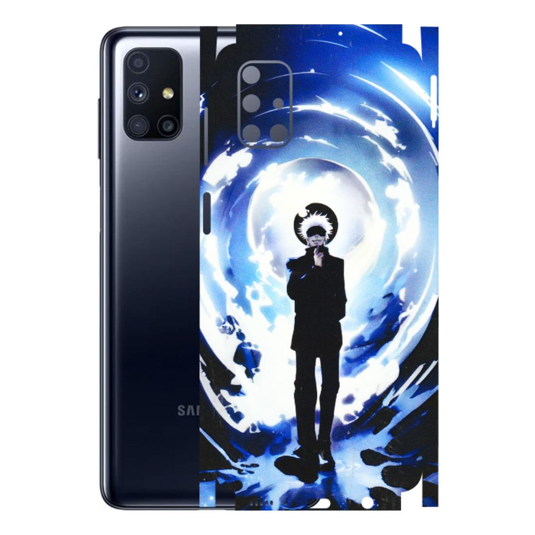 Samsung M/F/Note/Flip and C Phone Skins (All Models) - Satoru Gojo Dark Blue - 3D Embossed Finish (L-235) Samsung Galaxy M51