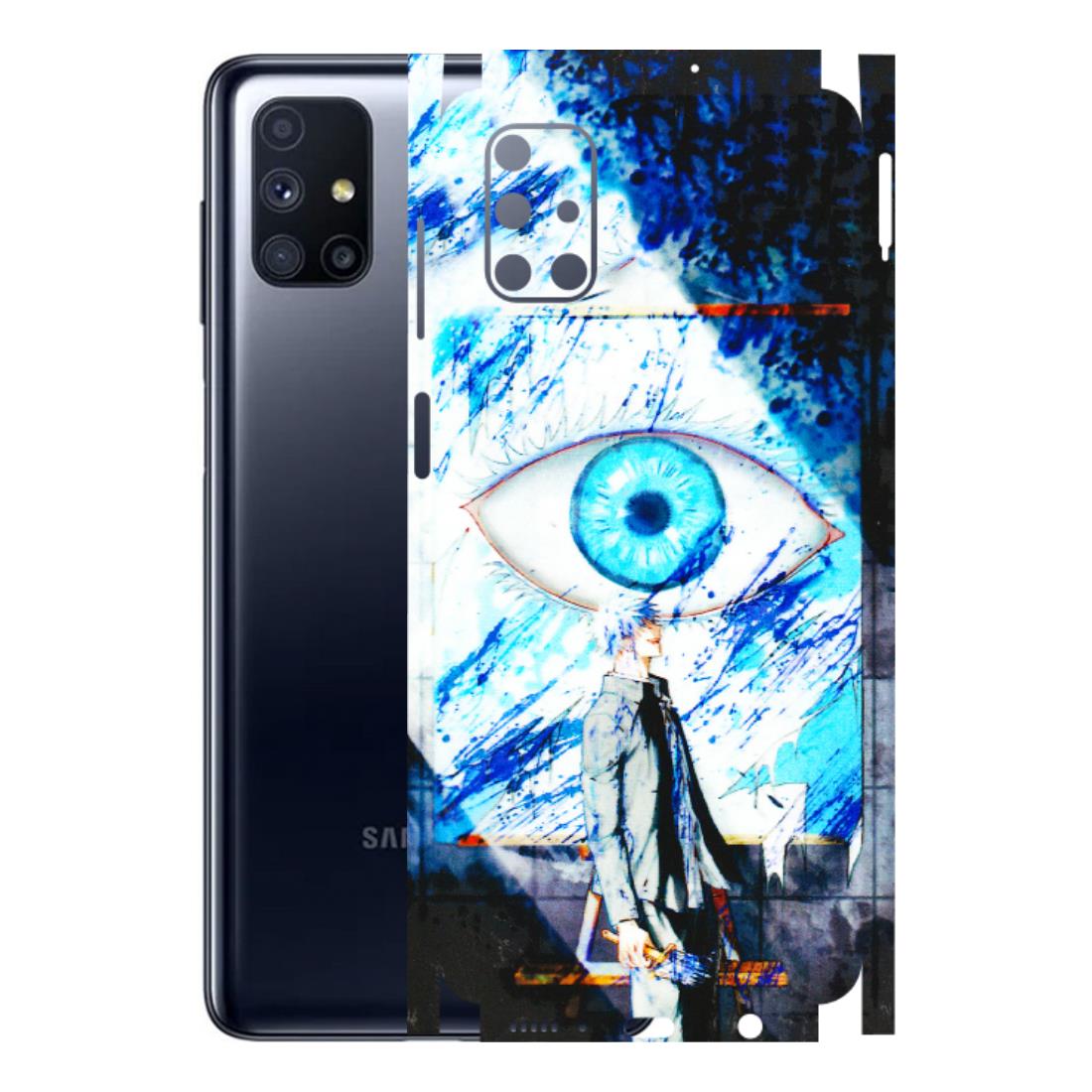 Samsung M/F/Note/Flip and C Phone Skins (All Models) - Gojo Satoru evil eye - 3D Embossed Finish (L-239) Samsung Galaxy M51