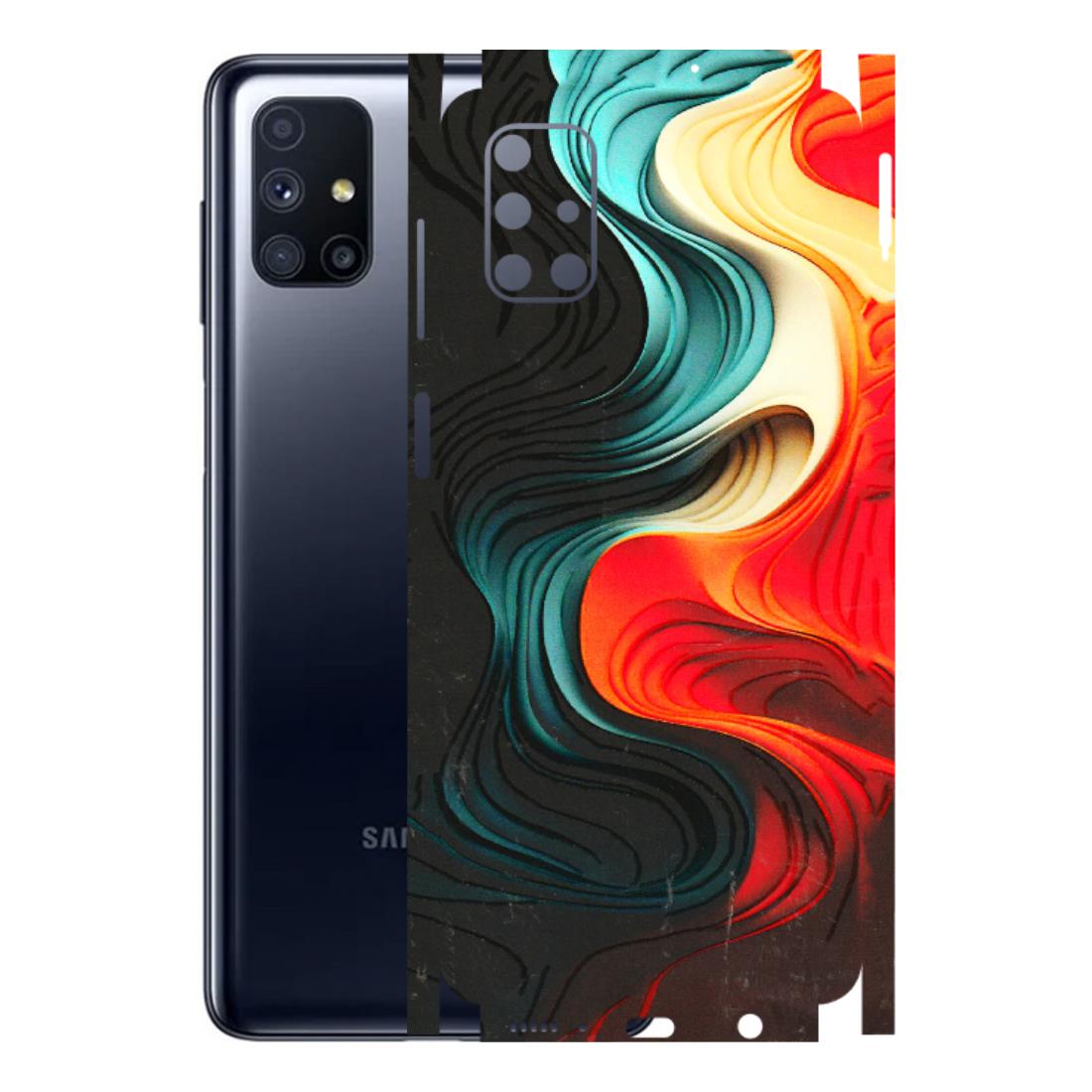 Samsung M/F/Note/Flip and C Phone Skins (All Models) - The Silky Swirl - 3D Embossed Finish (L-240) Samsung Galaxy M51
