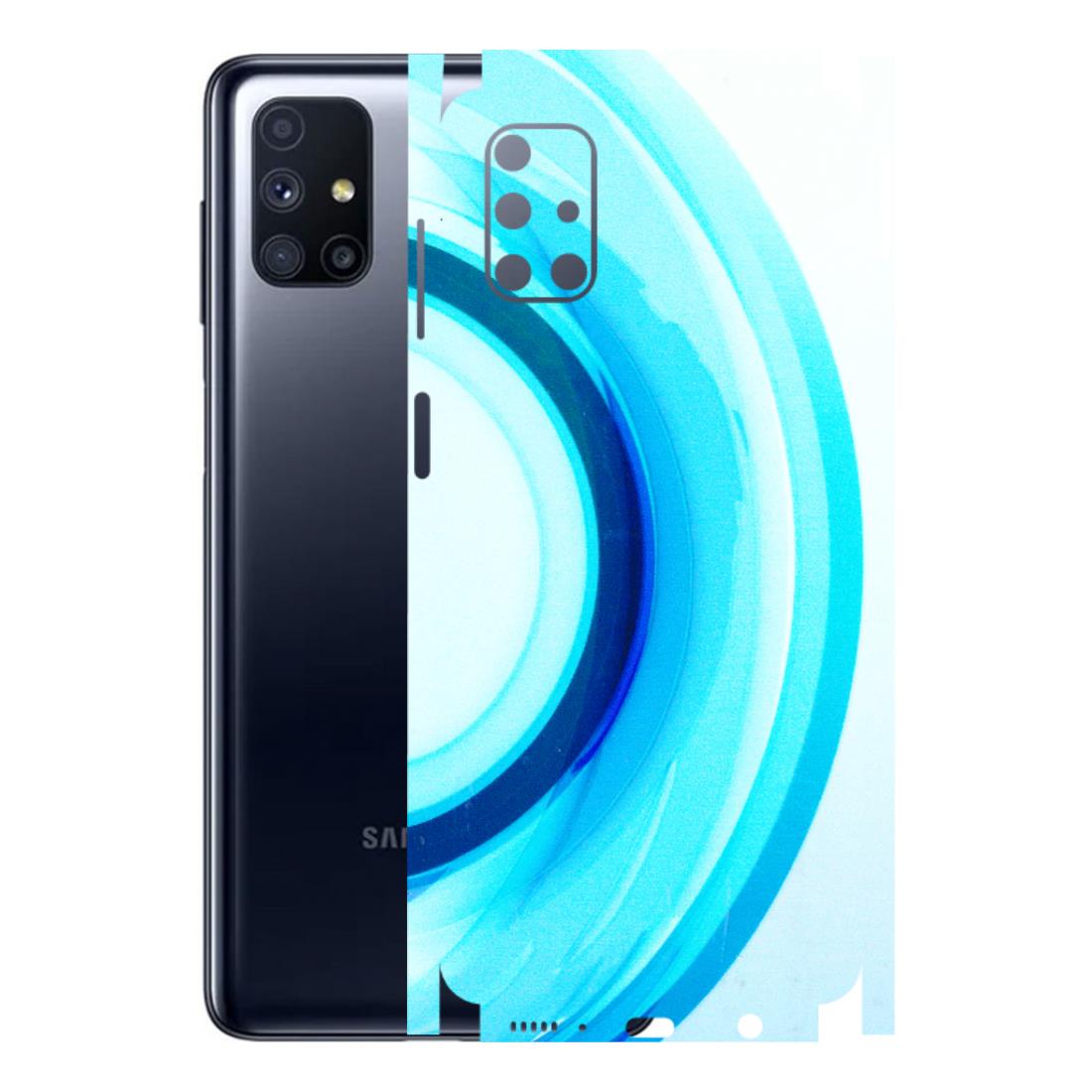 Samsung M/F/Note/Flip and C Phone Skins (All Models) - The Blue Curve - 3D Embossed Finish (L-244) Samsung Galaxy M51