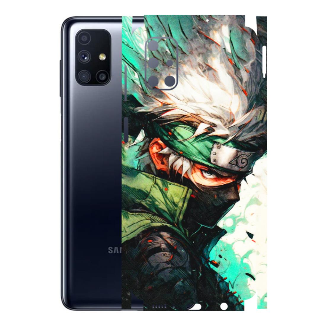 Samsung M/F/Note/Flip and C Phone Skins (All Models) - Kakashi Side Profile - 3D Embossed Finish (L-249) Samsung Galaxy M51