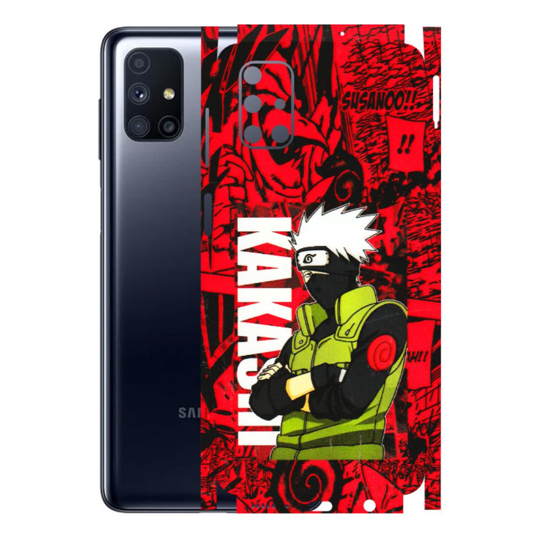 Samsung M/F/Note/Flip and C Phone Skins (All Models) - Kakashi Red Anime - 3D Embossed Finish (L-251) Samsung Galaxy M51