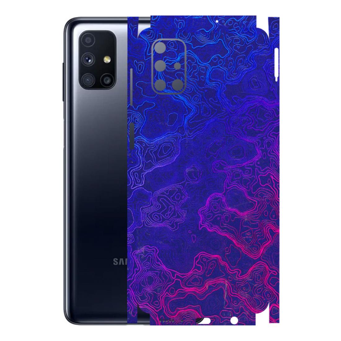 Samsung M/F/Note/Flip and C Phone Skins (All Models) - Purple Ripples Swirl - 3D Embossed Finish (L-314) Samsung Galaxy M51