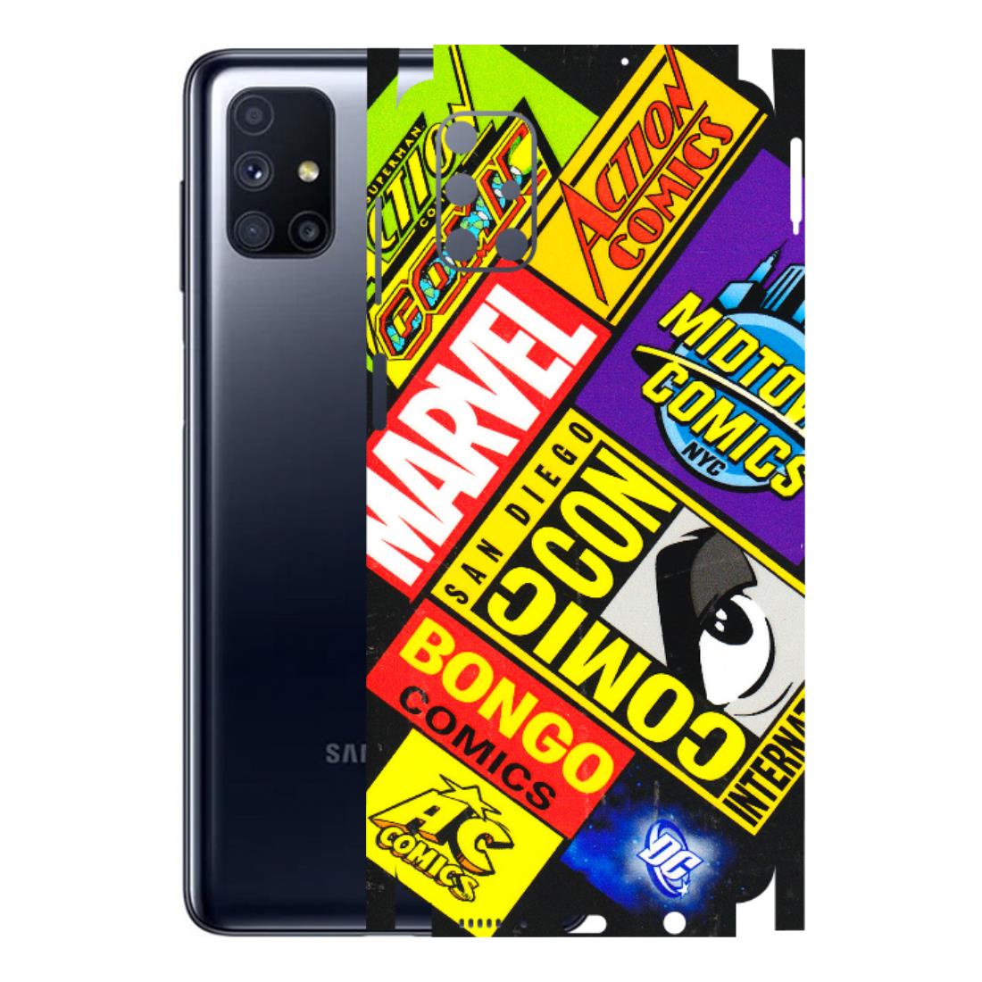 Samsung M/F/Note/Flip and C Phone Skins (All Models) - Bongo Comic Con - 3D Embossed Finish (L-325) Samsung Galaxy M51