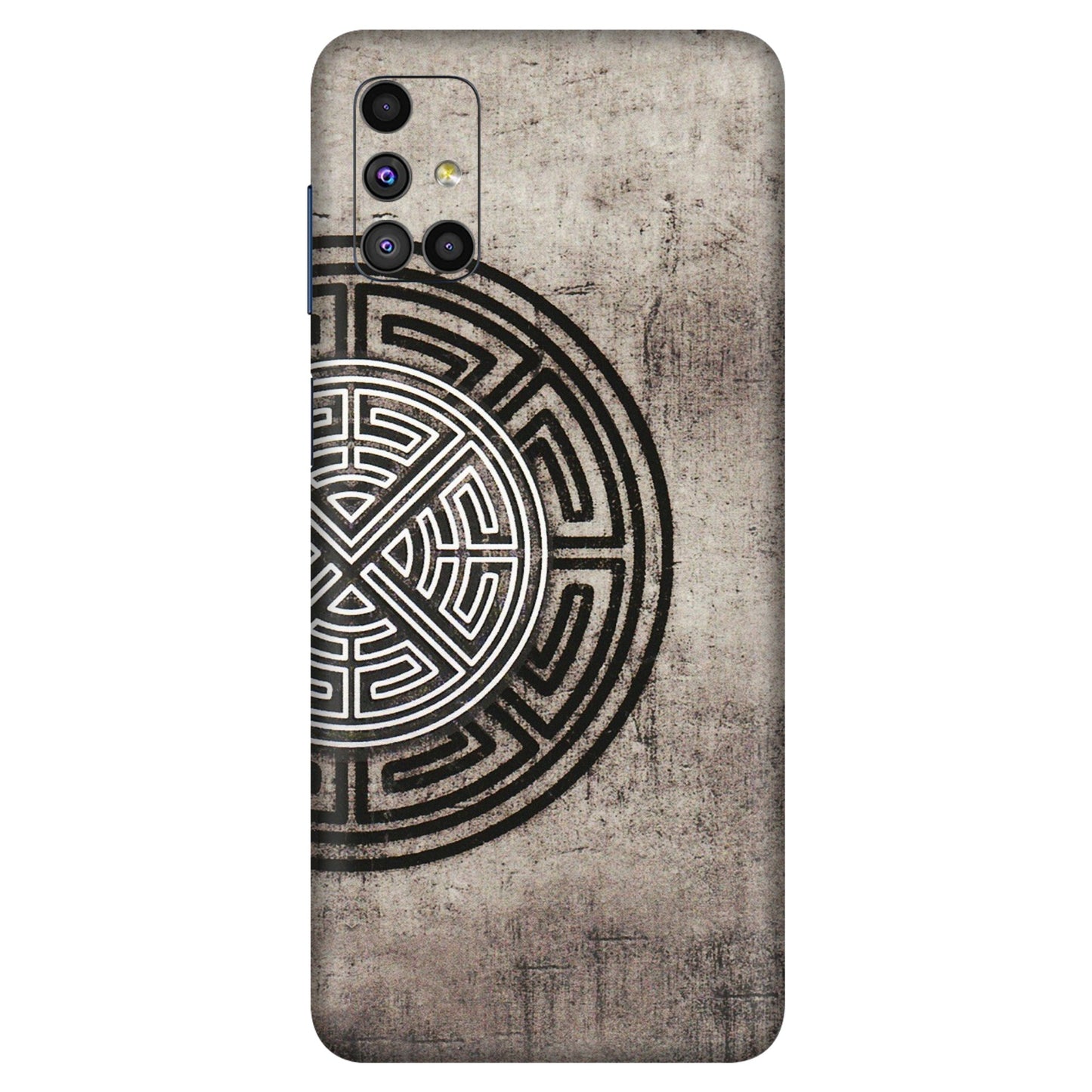 Samsung M/F/Note/Flip and C Phone Skins (All Models) - Mysterious Circular Design - 3D Embossed Finish (L-63) Samsung Galaxy M51