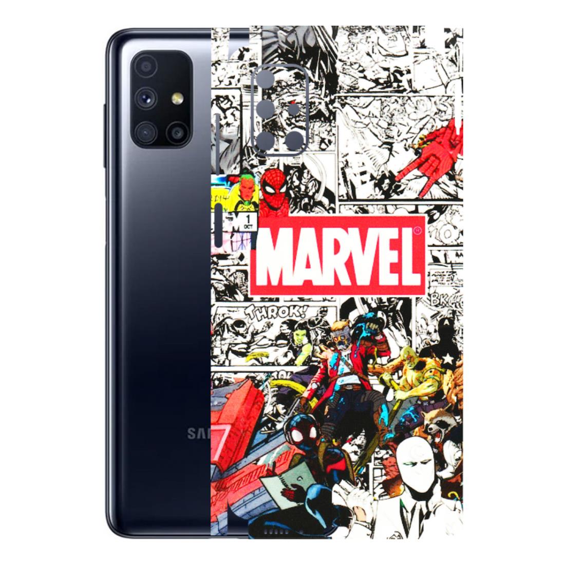 Samsung M/F/Note/Flip and C Phone Skins (All Models) - Marvel Colorful Comic - 3D Embossed Finish (L-64) Samsung Galaxy M51