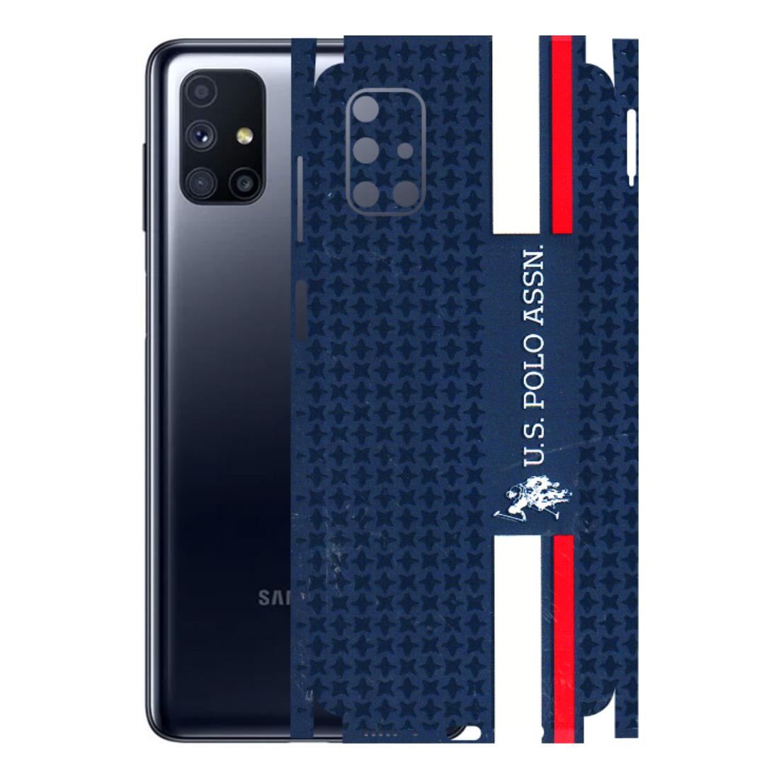 Samsung M/F/Note/Flip and C Phone Skins (All Models) - US POLO Designer Brand - 3D Embossed Finish (L-65) Samsung Galaxy M51