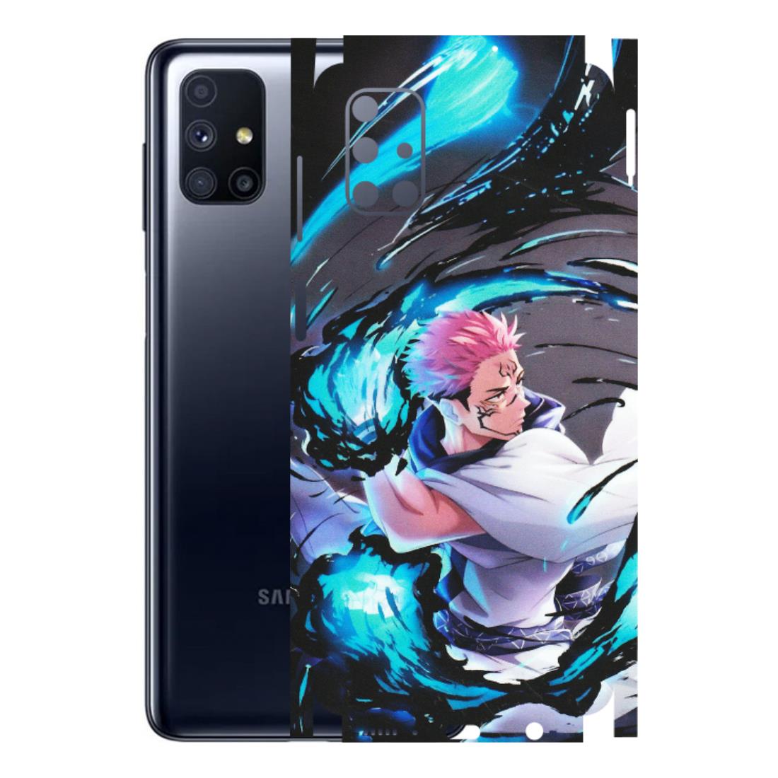 Samsung M/F/Note/Flip and C Phone Skins (All Models) - New Jujutsu Kaisen Grey Blue Anime - Matte Finish (M-127) Samsung Galaxy M51