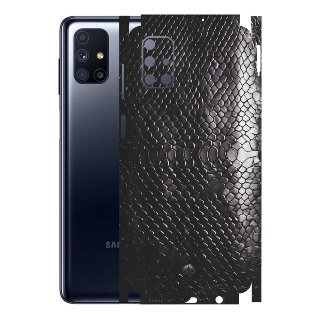 Samsung M/F/Note/Flip and C Phone Skins (All Models) - Black Snack Leather - Matte Finish (M-147) Samsung Galaxy M51