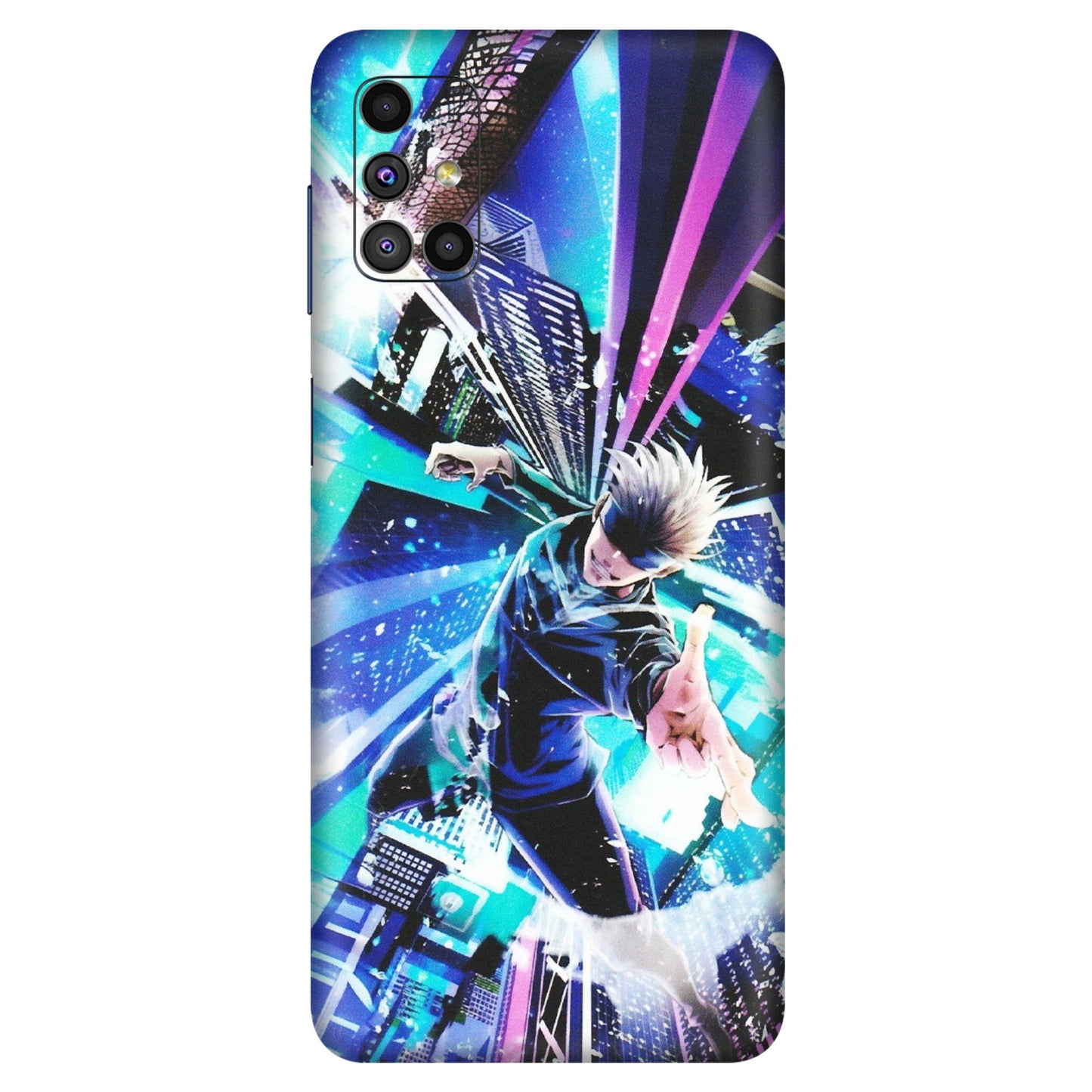 Samsung M/F/Note/Flip and C Phone Skins (All Models) - Manga Action Jujustu Kaisen Anime - Matte Finish (M-155) Samsung Galaxy M51