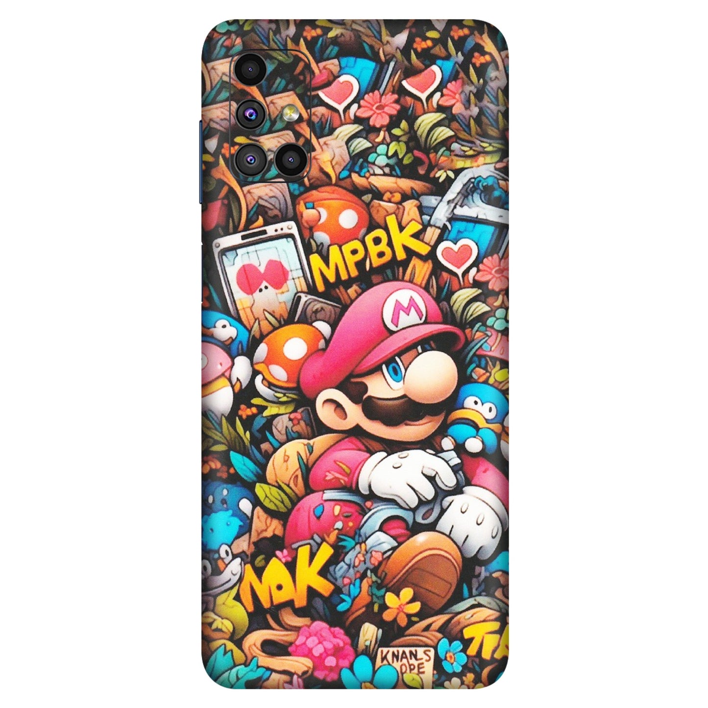 Samsung M/F/Note/Flip and C Phone Skins (All Models) - Super Mario Bros Artistic - Matte Finish (M-173) Samsung Galaxy M51