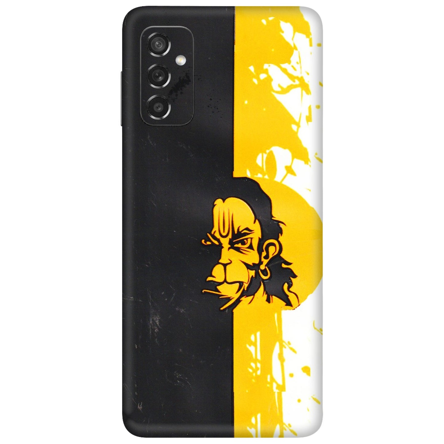 Samsung M/F/Note/Flip and C Phone Skins (All Models) - Bajrangbali - 3D Embossed Finish (L-151) Samsung Galaxy M52 (5G)