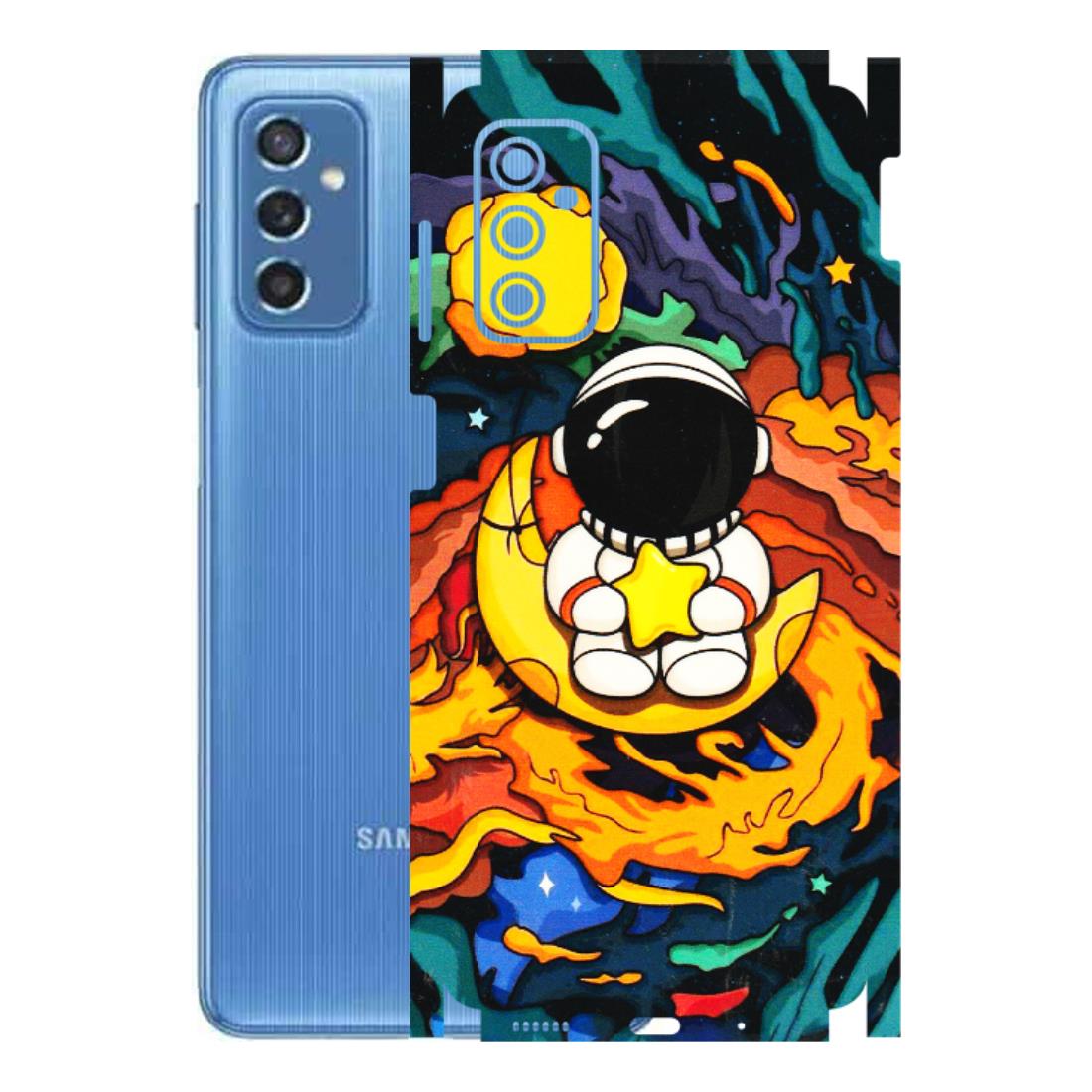Samsung M/F/Note/Flip and C Phone Skins (All Models) - Baby Astronaut - 3D Embossed Finish (L-197) Samsung Galaxy M52 (5G)