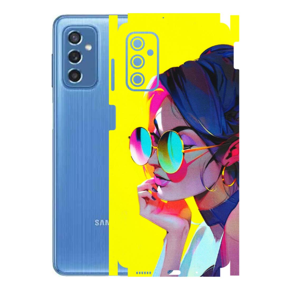 Samsung M/F/Note/Flip and C Phone Skins (All Models) - Bold Stylish Girl - 3D Embossed Finish (L-222) Samsung Galaxy M52 (5G)