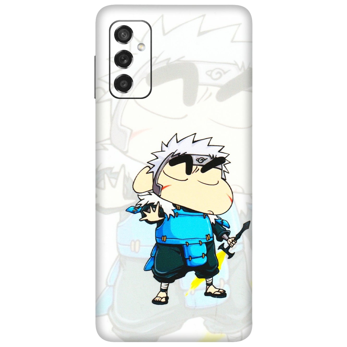 Samsung M/F/Note/Flip and C Phone Skins (All Models) - Angry Young Shinchan - 3D Embossed Finish (L-226) Samsung Galaxy M52 (5G)
