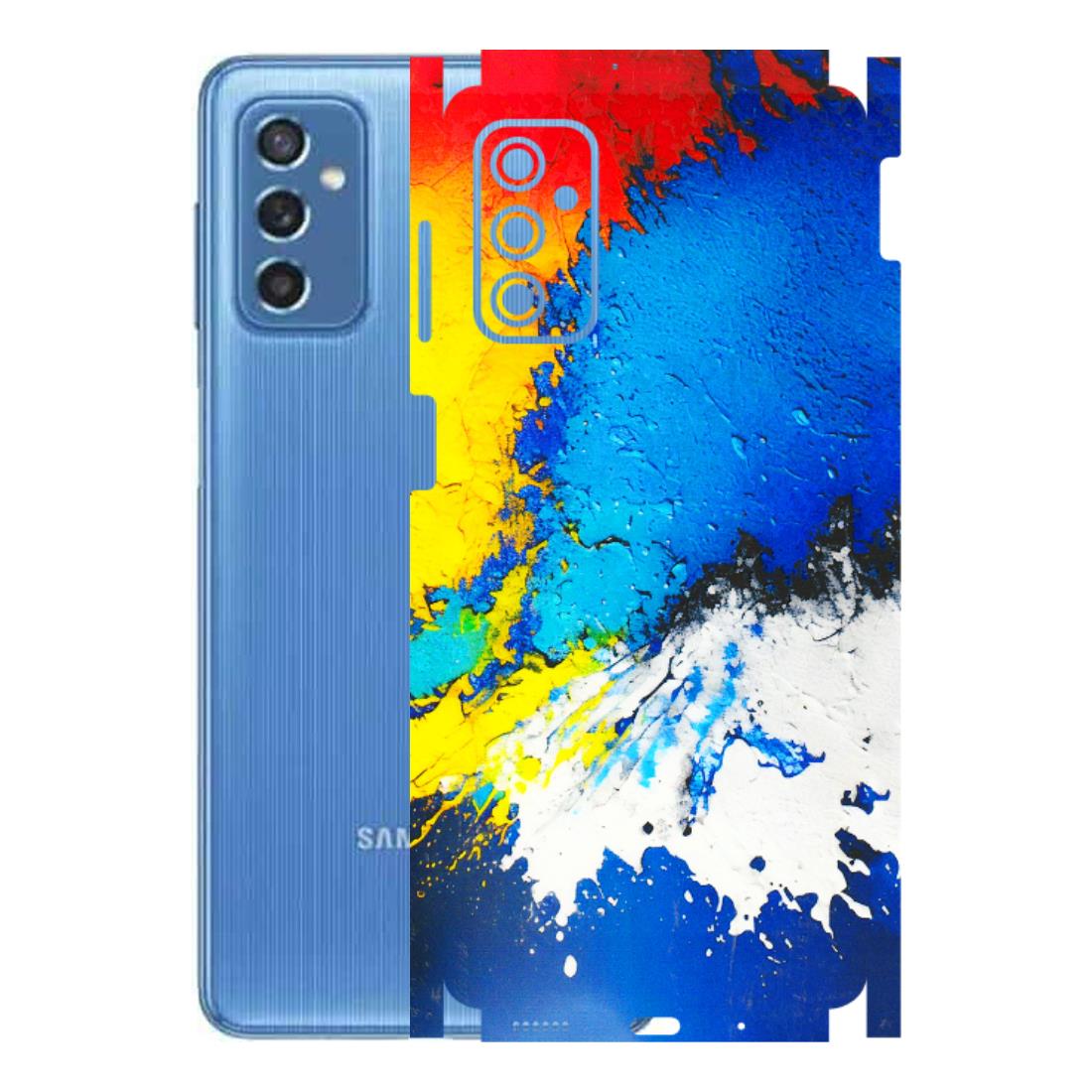 Samsung M/F/Note/Flip and C Phone Skins (All Models) - Acrylic Paint Spill - 3D Embossed Finish (L-229) Samsung Galaxy M52 (5G)