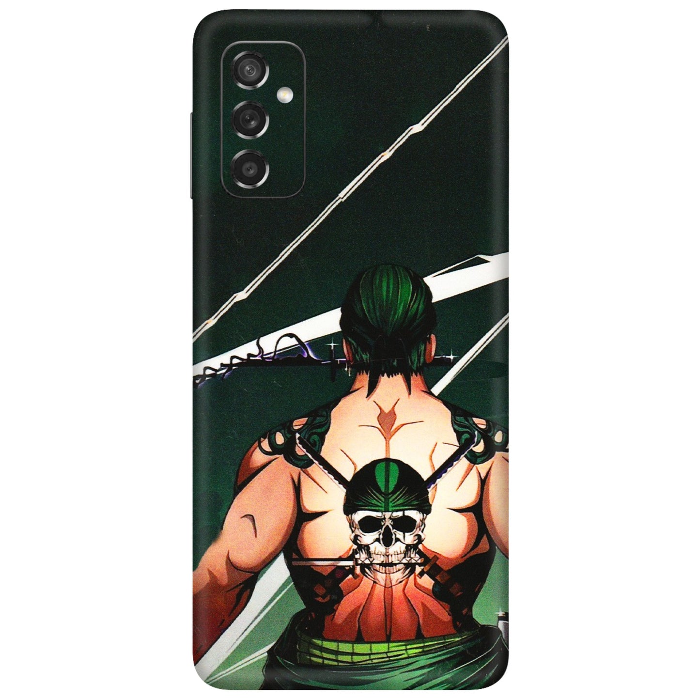 Samsung M/F/Note/Flip and C Phone Skins (All Models) - Zoro Anime - 3D Embossed Finish (L-23) Samsung Galaxy M52 (5G)