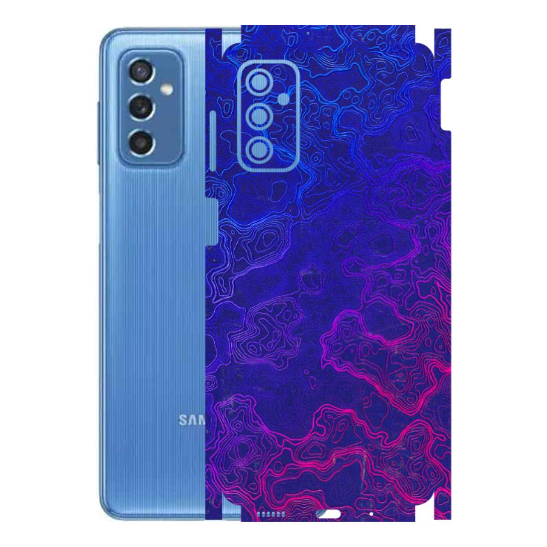 Samsung M/F/Note/Flip and C Phone Skins (All Models) - Purple Ripples Swirl - 3D Embossed Finish (L-314) Samsung Galaxy M52 (5G)