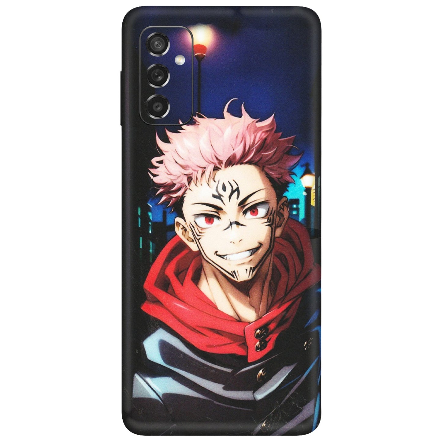 Samsung M/F/Note/Flip and C Phone Skins (All Models) - Yuji Itadori Funny Face Anime - Matte Finish (M-152) Samsung Galaxy M52 (5G)
