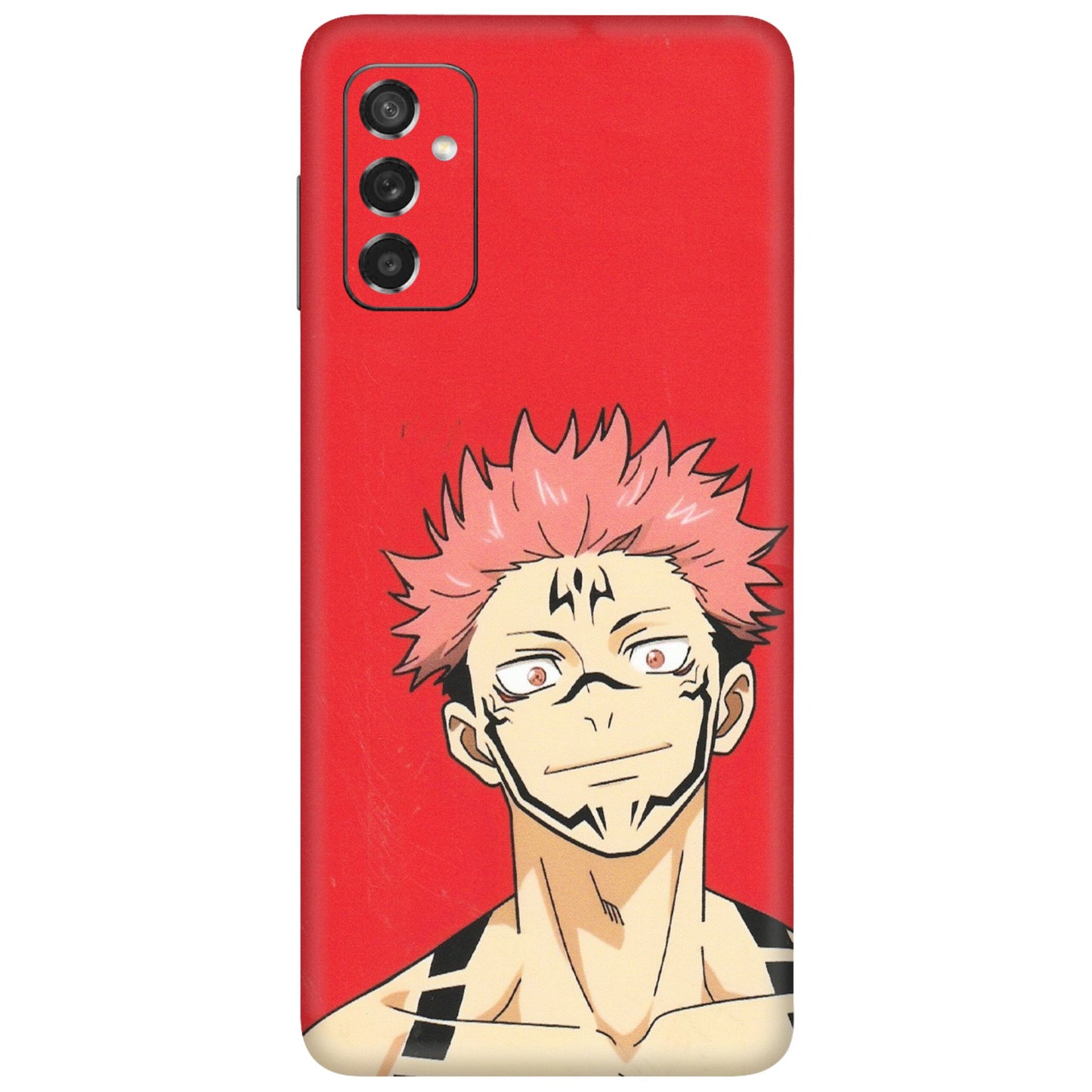 Samsung M/F/Note/Flip and C Phone Skins (All Models) - Ryomen Sukuna Fun Anime - Matte Finish (M-153) Samsung Galaxy M52 (5G)