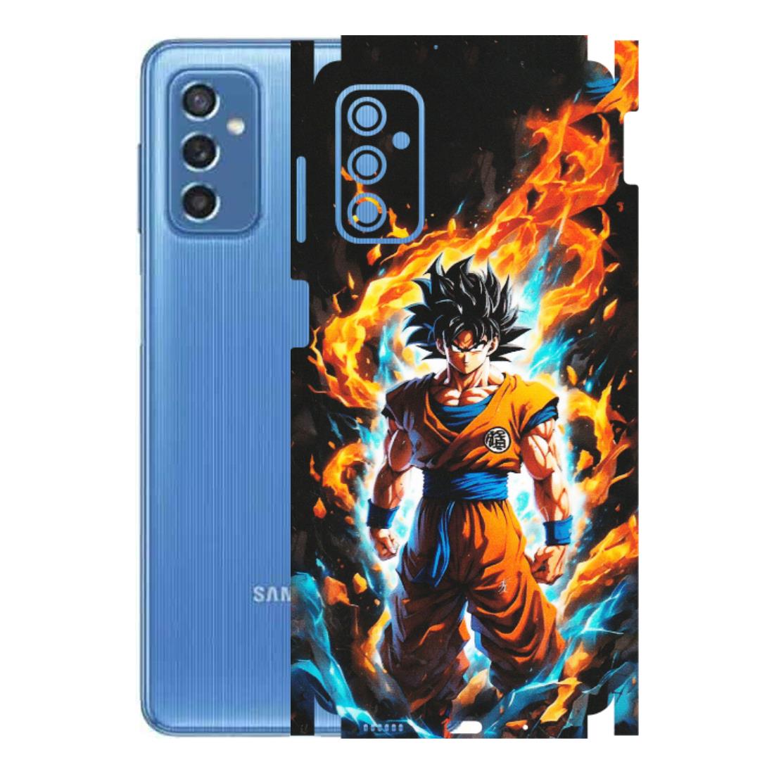 Samsung M/F/Note/Flip and C Phone Skins (All Models) - Goku Transformation Anime - Matte Finish (M-159) Samsung Galaxy M52 (5G)