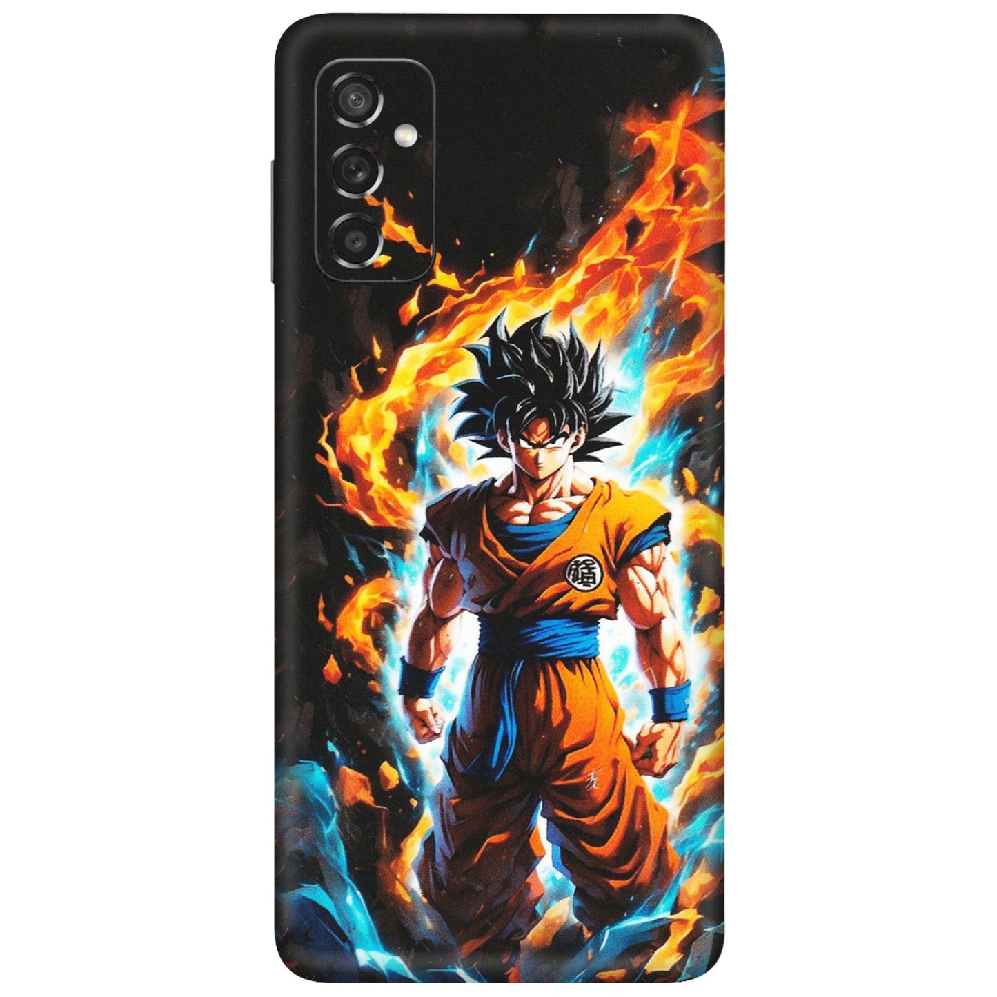 Samsung M/F/Note/Flip and C Phone Skins (All Models) - Goku Transformation Anime - Matte Finish (M-159) Samsung Galaxy M52 (5G)