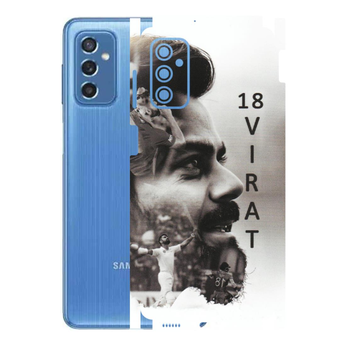 Samsung M/F/Note/Flip and C Phone Skins (All Models) - Virat Kohli Cricketer - Matte Finish (M-163) Samsung Galaxy M52 (5G)