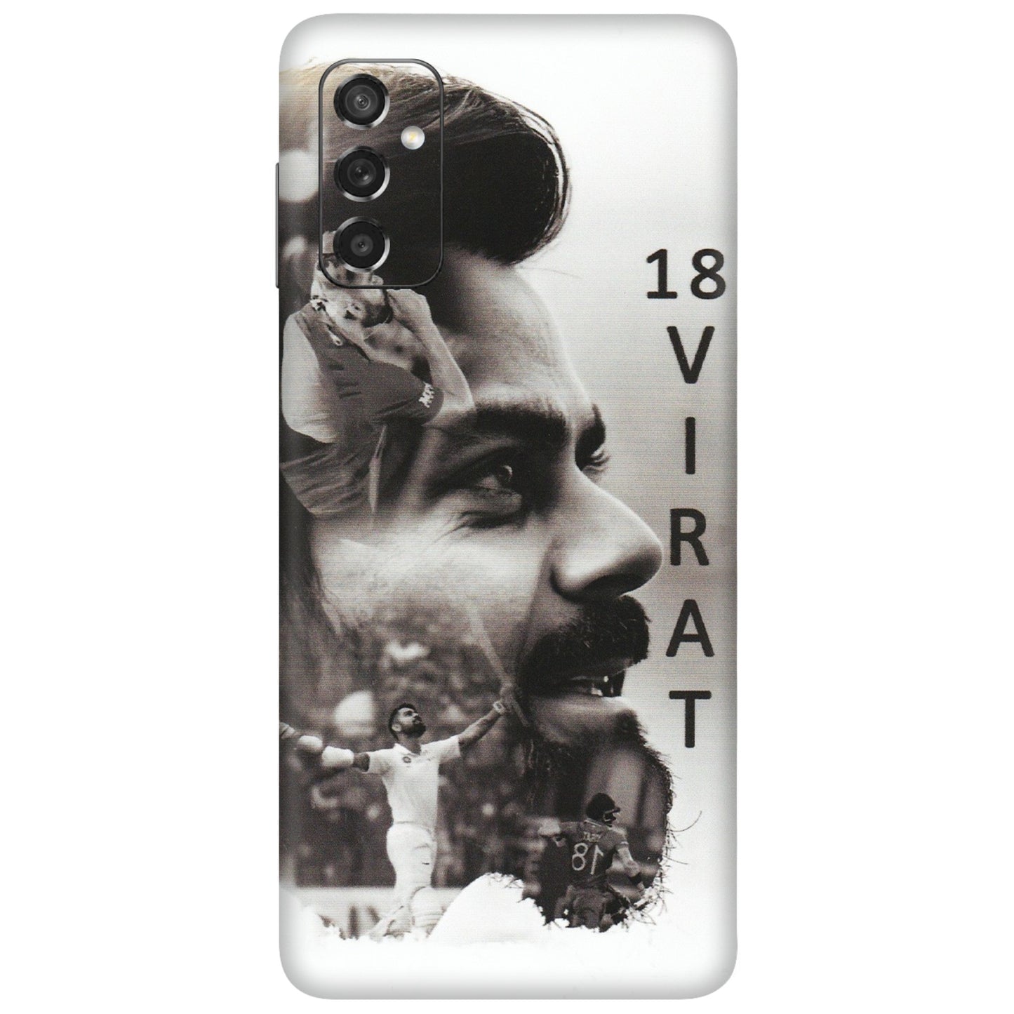 Samsung M/F/Note/Flip and C Phone Skins (All Models) - Virat Kohli Cricketer - Matte Finish (M-163) Samsung Galaxy M52 (5G)