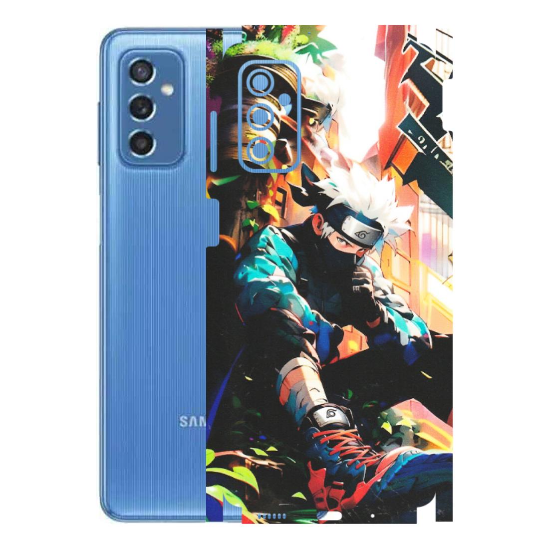 Samsung M/F/Note/Flip and C Phone Skins (All Models) - Ash & Pikachu - Matte Finish (M-26) Samsung Galaxy M52 (5G)