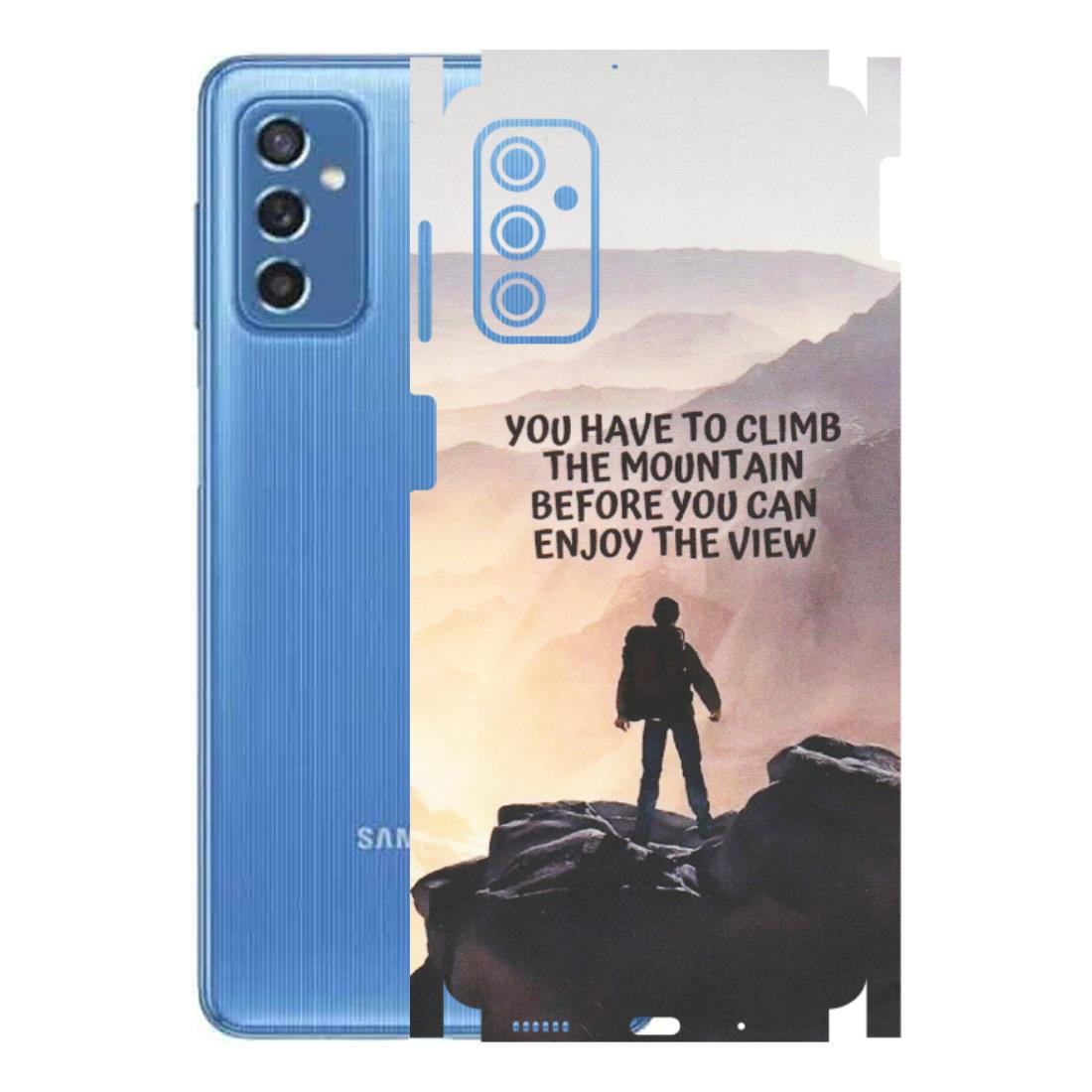Samsung M/F/Note/Flip and C Phone Skins (All Models) - Motivational Hiking Mountain - Matte Finish (M-28) Samsung Galaxy M52 (5G)