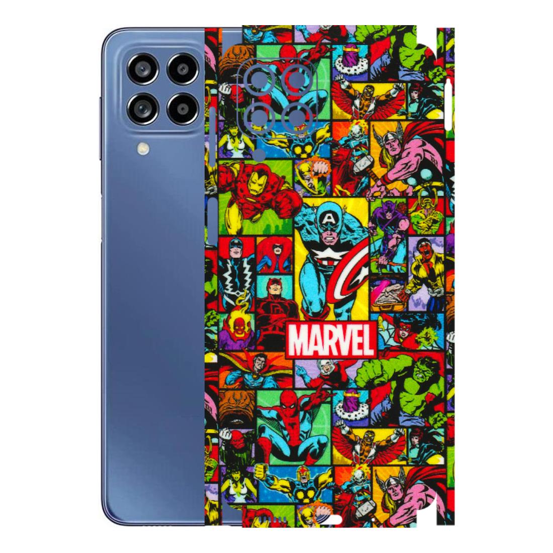 Samsung M/F/Note/Flip and C Phone Skins (All Models) - MARVELOUS Comic Characters - 3D Embossed Finish (L-129) Samsung Galaxy M53 (5G)