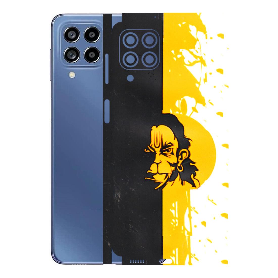 Samsung M/F/Note/Flip and C Phone Skins (All Models) - Bajrangbali - 3D Embossed Finish (L-151) Samsung Galaxy M53 (5G)