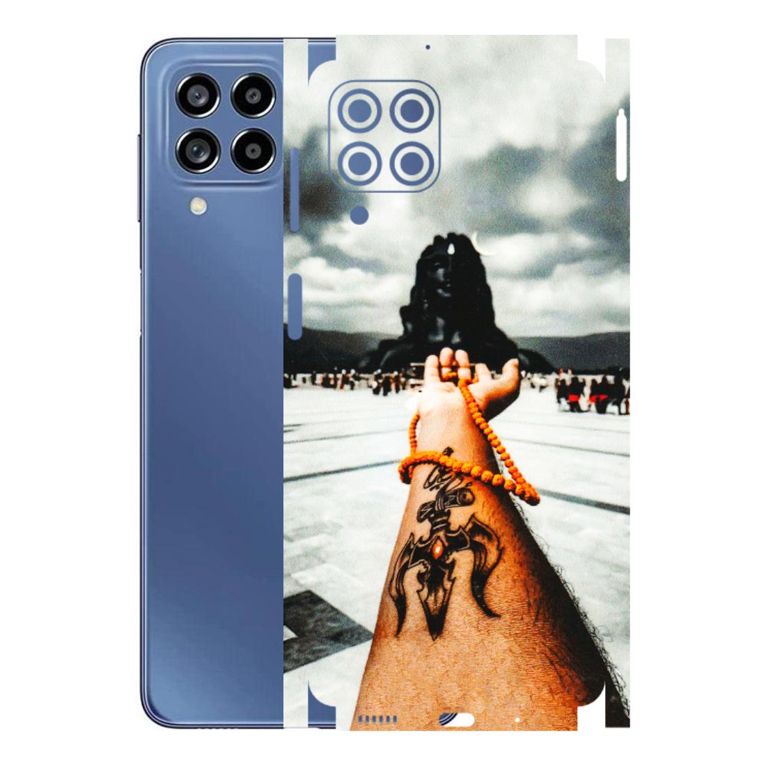 Samsung M/F/Note/Flip and C Phone Skins (All Models) - Jai Adiyogi Mahakaal - 3D Embossed Finish (L-164) Samsung Galaxy M53 (5G)