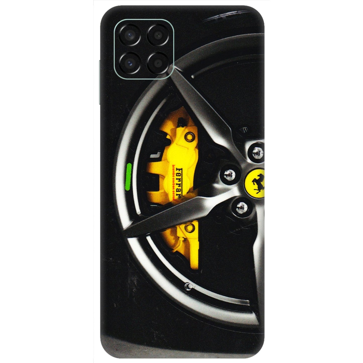 Samsung M/F/Note/Flip and C Phone Skins (All Models) - Ferrari Wheel Alloy - 3D Embossed Finish (L-173) Samsung Galaxy M53 (5G)