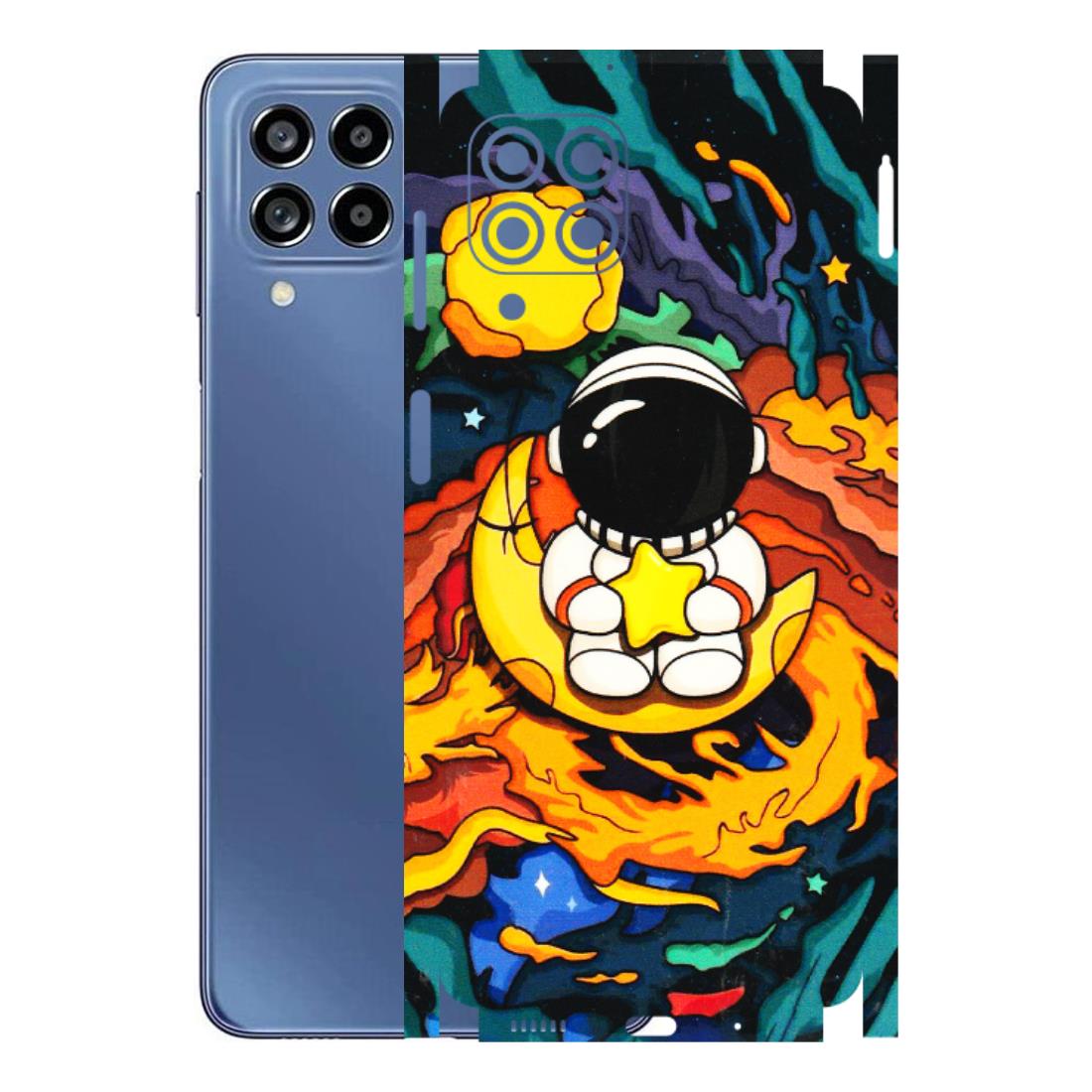 Samsung M/F/Note/Flip and C Phone Skins (All Models) - Baby Astronaut - 3D Embossed Finish (L-197) Samsung Galaxy M53 (5G)