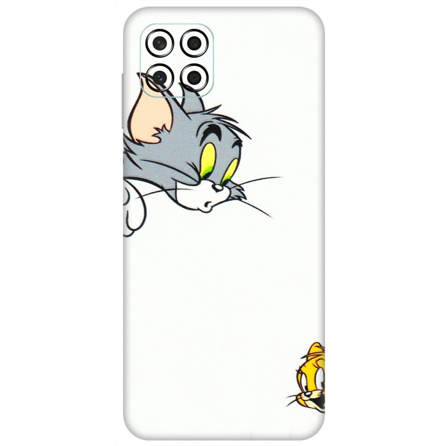 Samsung M/F/Note/Flip and C Phone Skins (All Models) - Cute Tom And Jerry - 3D Embossed Finish (L-220) Samsung Galaxy M53 (5G)