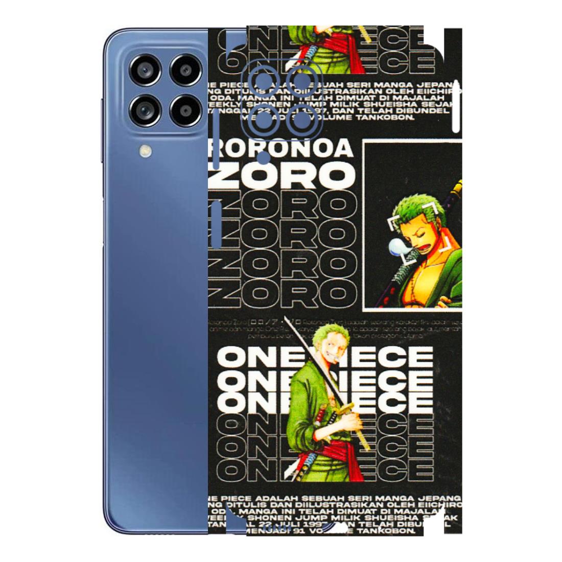 Samsung M/F/Note/Flip and C Phone Skins (All Models) - One Piece Zoro - 3D Embossed Finish (L-250) Samsung Galaxy M53 (5G)