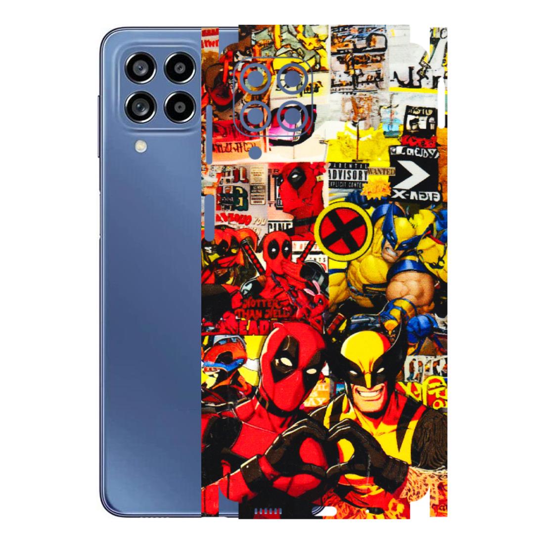 Samsung M/F/Note/Flip and C Phone Skins (All Models) - Spidy Wolverine - 3D Embossed Finish (L-310) Samsung Galaxy M53 (5G)