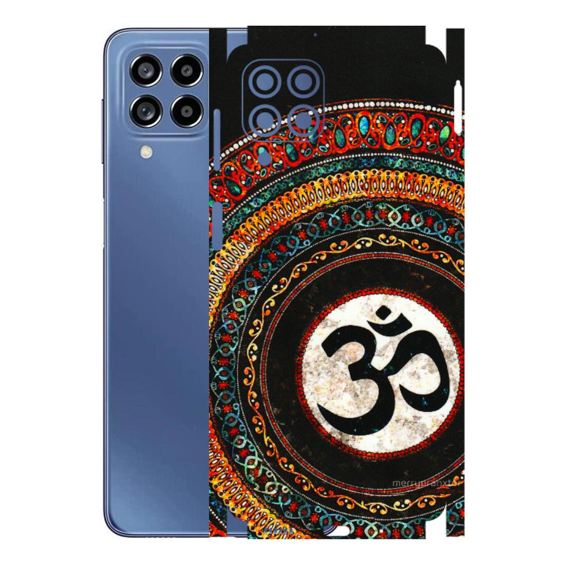 Samsung M/F/Note/Flip and C Phone Skins (All Models) - Aum Chant Abstract - 3D Embossed Finish (L-42) Samsung Galaxy M53 (5G)