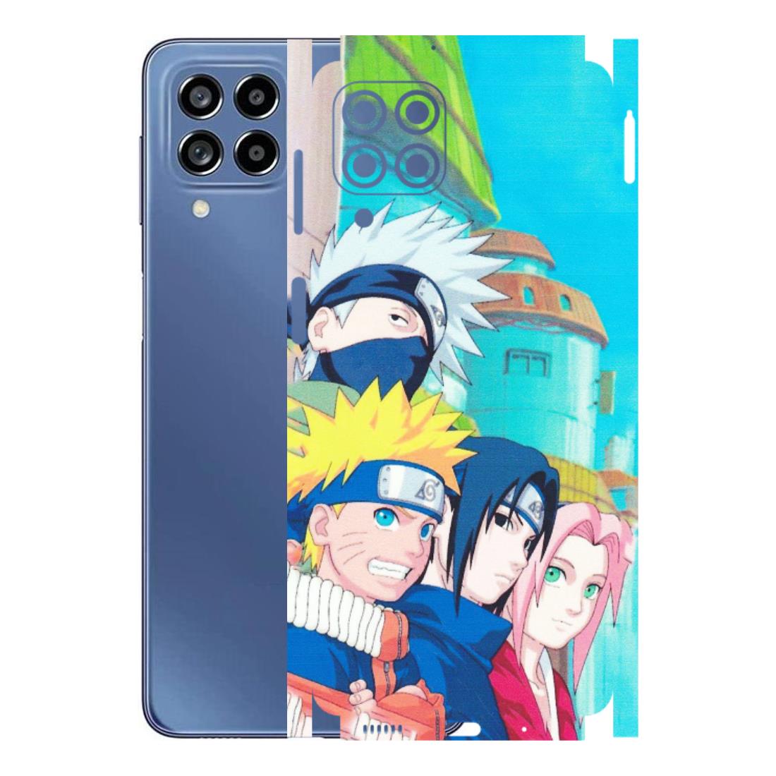 Samsung M/F/Note/Flip and C Phone Skins (All Models) - Team Minato And Kakashi - Matte Finish (M-101) Samsung Galaxy M53 (5G)
