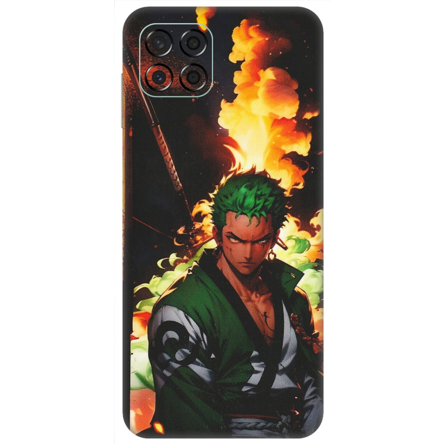 Samsung M/F/Note/Flip and C Phone Skins (All Models) - Roronoa Zoro - Matte Finish (M-102) Samsung Galaxy M53 (5G)